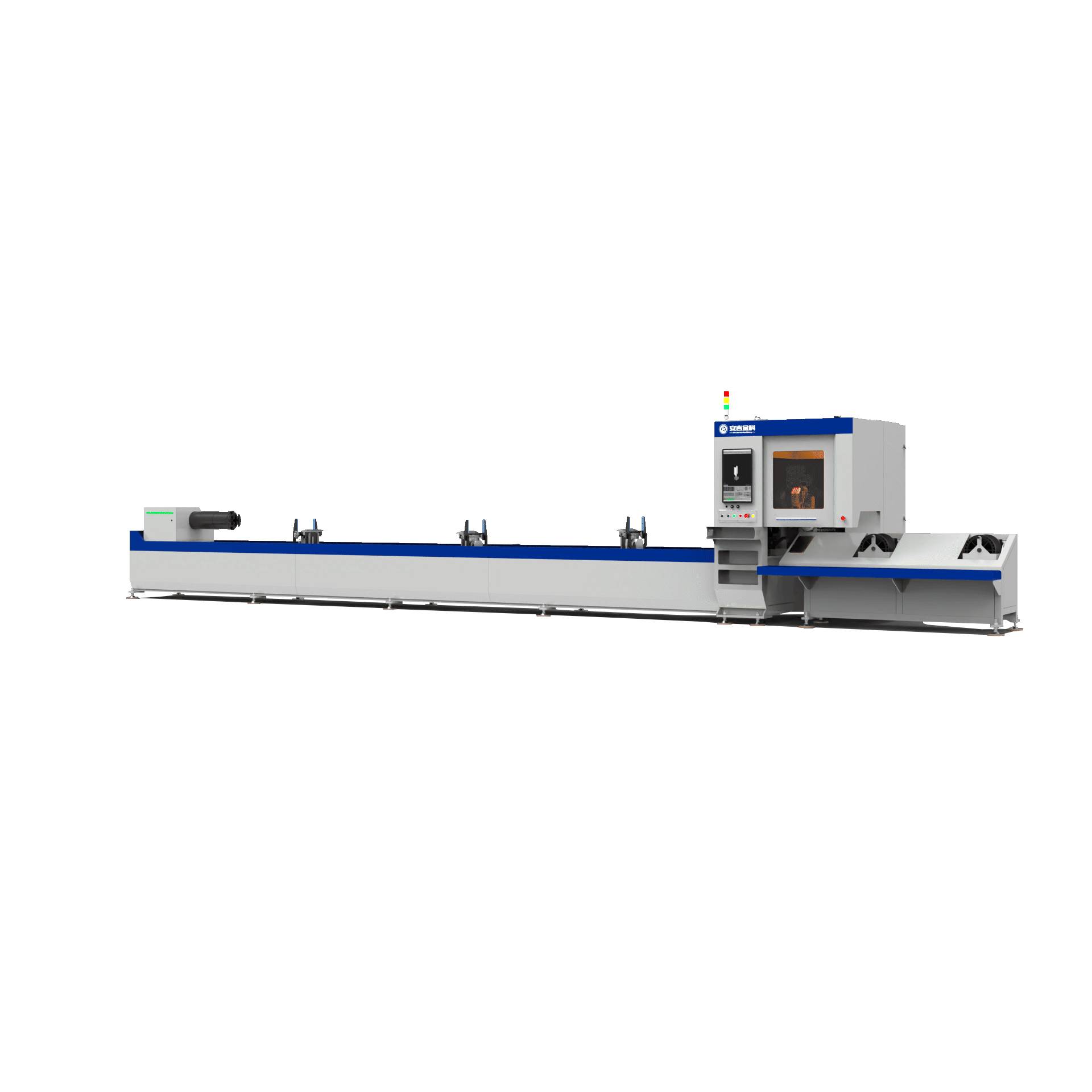 Волоконный лазерный труборез с наклонной головой A16/6000 Raycus 5-Axis