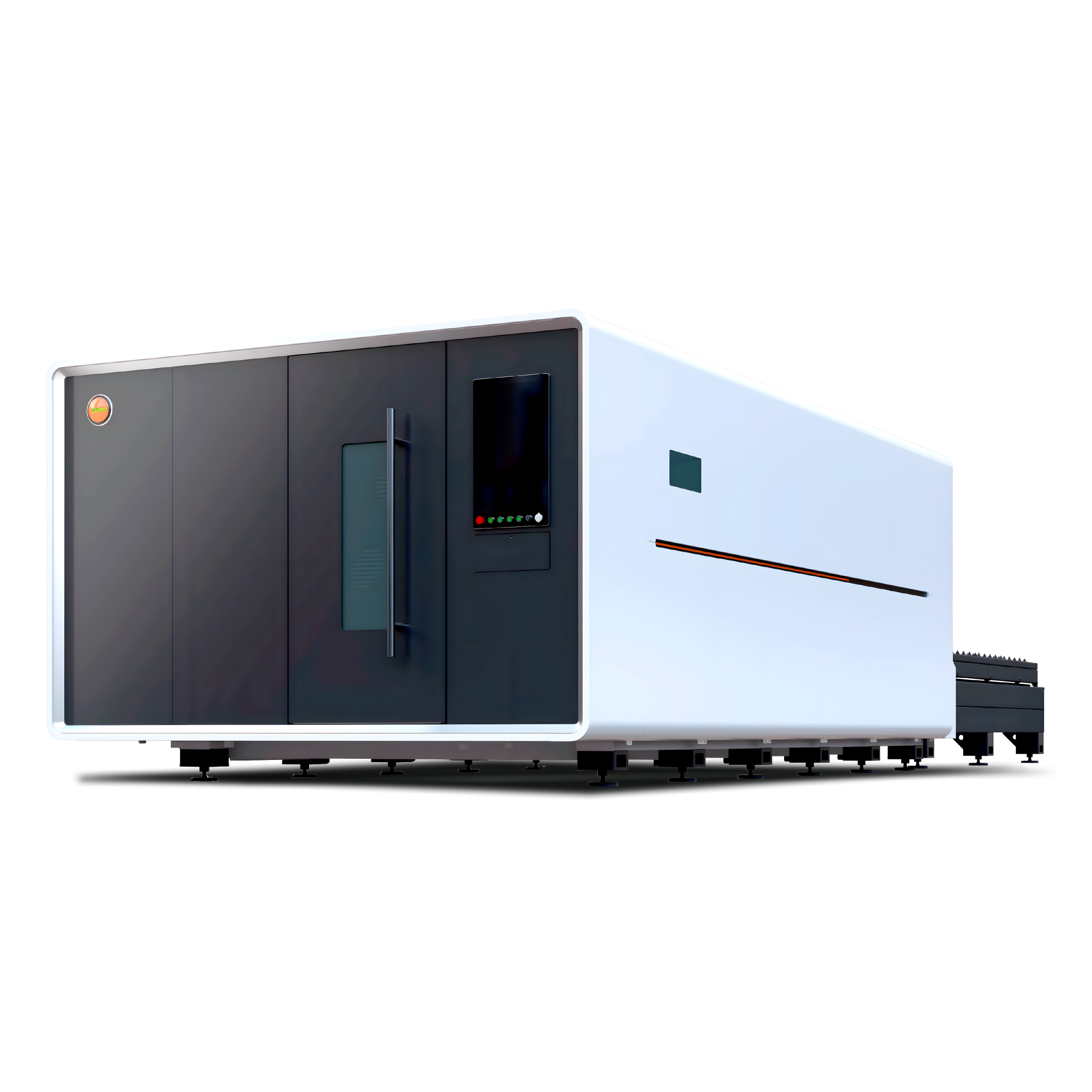 Высокомощный оптоволоконный лазерный станок в защитной кабине XTC-2060G/20000 Raycus