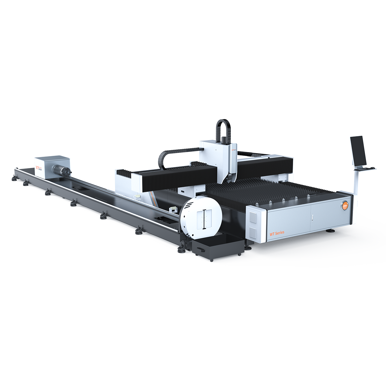Оптоволоконный лазерный станок для резки листов и труб XTC-1530WT/6000 Raycus