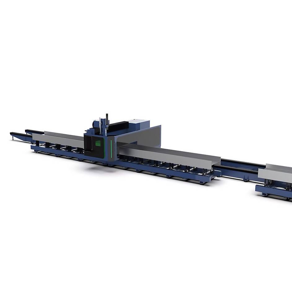 Оптоволоконный лазерный станок для резки двутавровой балки LD-H5 10040/12000