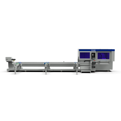 Оптоволоконный лазерный труборез с наклонной головой и полуавтоматической системой погрузки A12-C/3000 Raycus