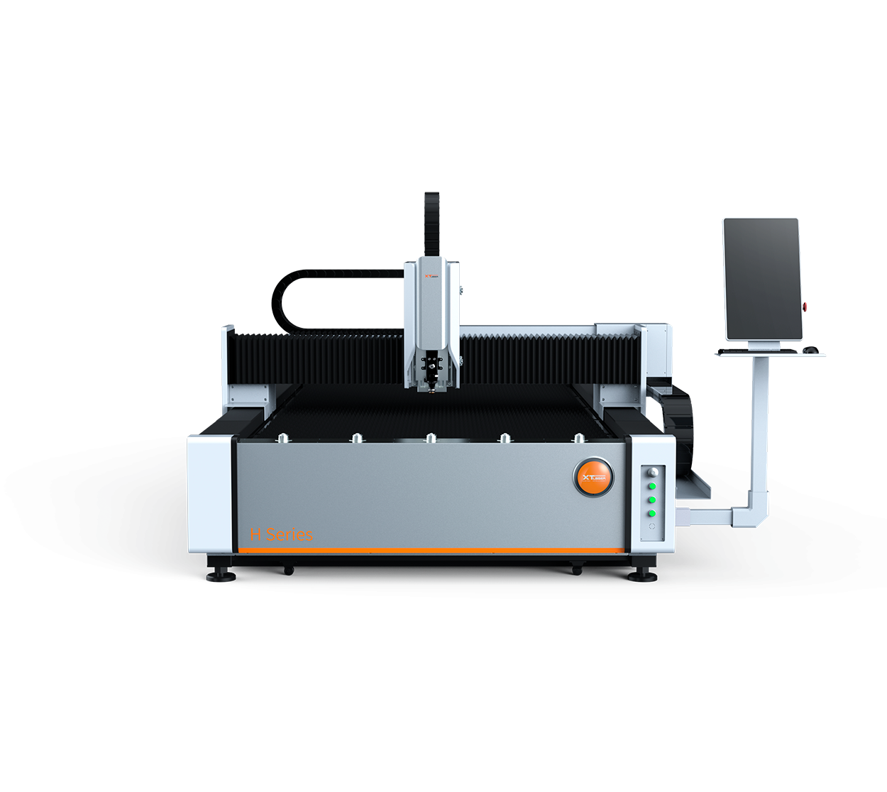 Оптоволоконный лазерный станок по металлу XTC-1530H/1500 Raycus