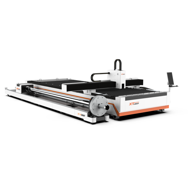 Оптоволоконный лазерный станок для резки листов и труб XTC-1560HT/3000 Raycus/Reci
