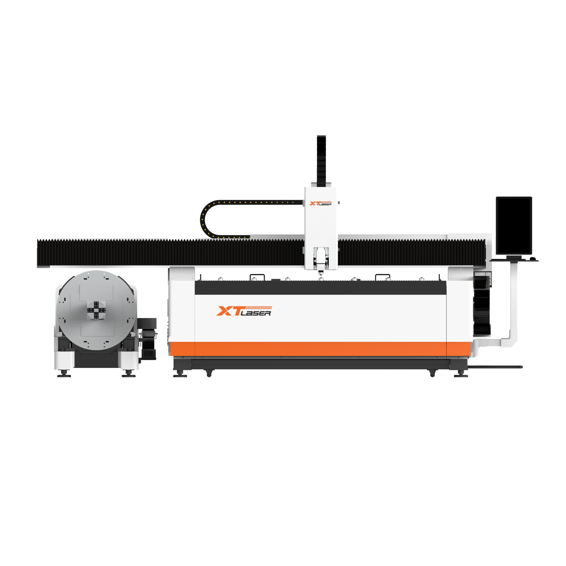 Оптоволоконный лазерный станок для резки листов и труб XTC-1560HT/3000 Raycus/Reci