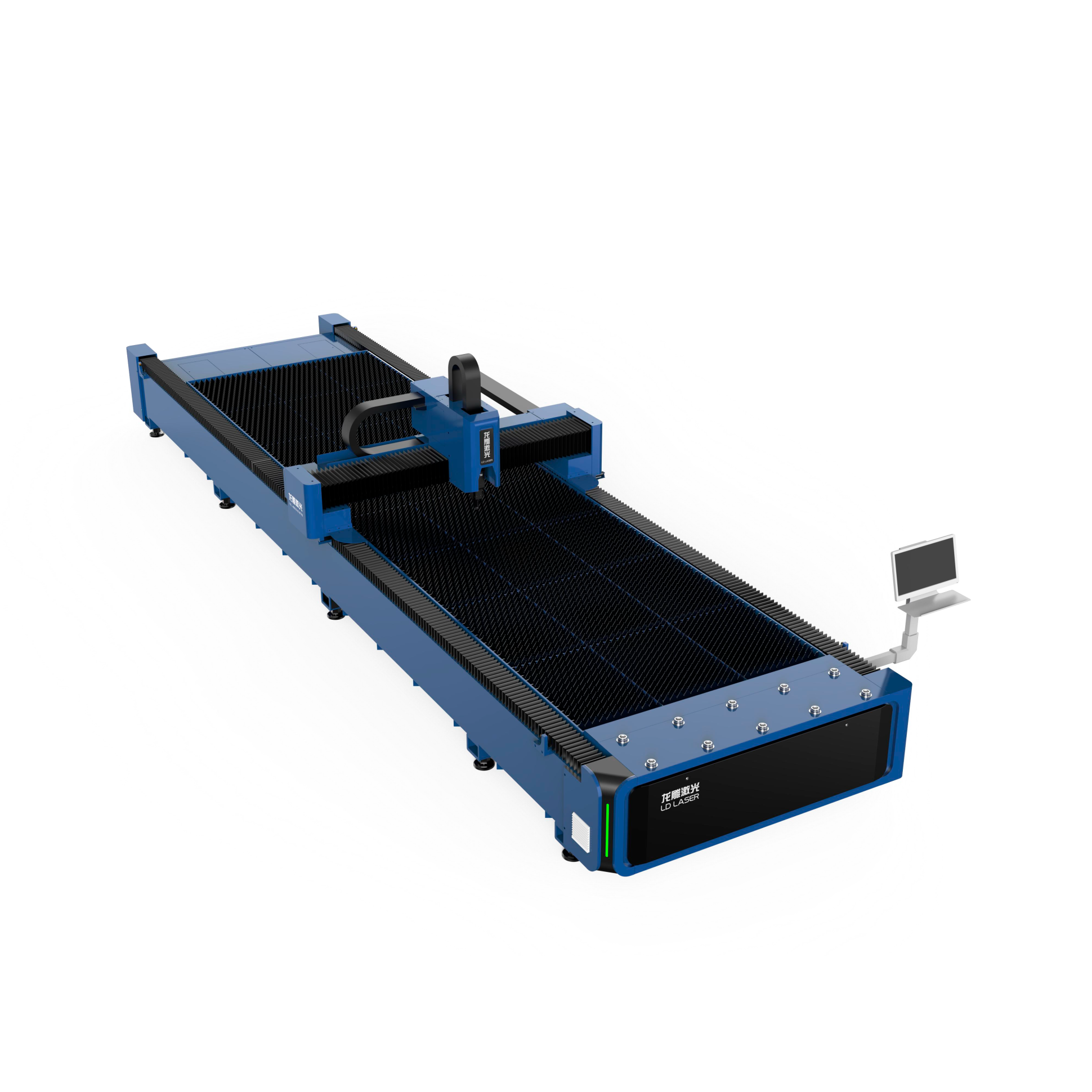 Оптоволоконный лазерный станок по металлу LD-6015S/6000 Raycus