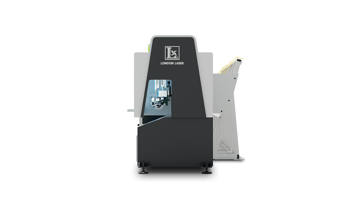 Высокоскоростной лазерный труборез с сервозахватом и автоматической системой погрузки труб LX-K6-5-6500/3000 Raycus