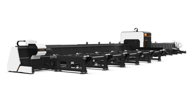 Оптоволоконный лазерный труборез с 3-мя патронами и автоматической погрузкой XTC-TX360S-1212-3C/12000 Raycus