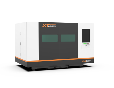 Оптоволоконный лазер для резки металла в защитной кабине XTC-1309A/3000 Raycus