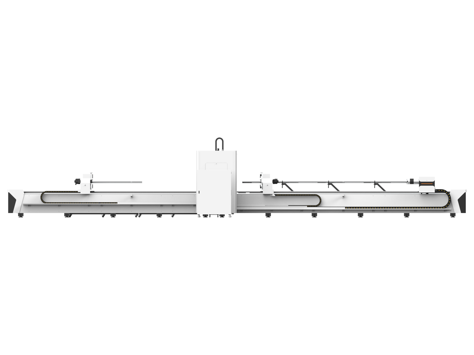 Оптоволоконный труборез с сервостолом и активной поддержкой труб XTC-TP240/3000 Raycus Servo 12+12