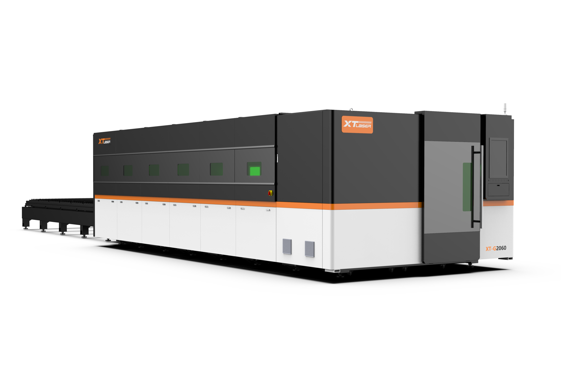 Оптоволоконный лазерный станок в защитной кабине XTC-2060G/3000 Raycus